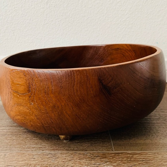 Verity southall teak Wood Bowl - Picture 3 of 12